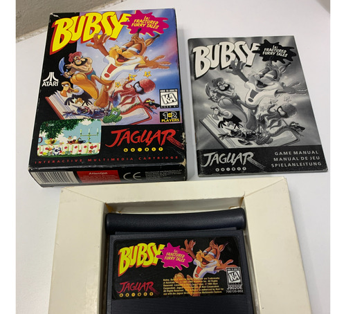 Atari Jaguar Jogo Bubsy In Fractured 100% Original Completo (Usado)