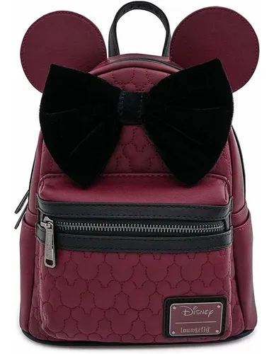 Mochila Minnie Mouse Bolso Acolchado Para Mujer Do Fr15mo