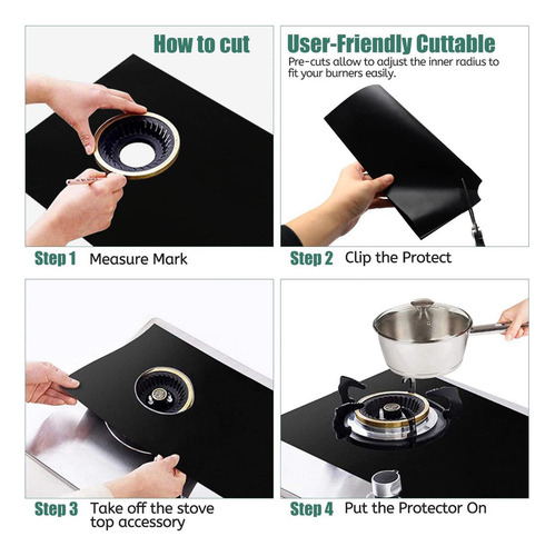 Cubiertas Para Quemadores De Estufa Protectores De Cocina La