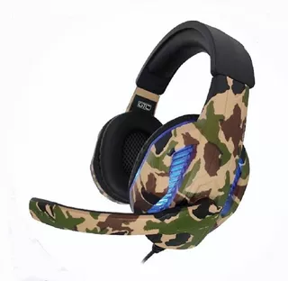 Auricular Gamer GTC HSG-518 PLAY TO WIN Camuflado