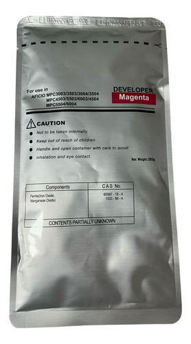 Revelador Magenta Cet Para Ricoh Mpc4504/imc4500/imc451/4503 Magenta