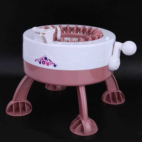 Diy De Plástico A Mano De Tejer Máquina De Coser Niños Te