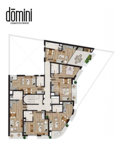 Imagen 8 de 8 de Apartamento Cordon Venta Monoambiente Constituyente Y Yaro Con Terraza