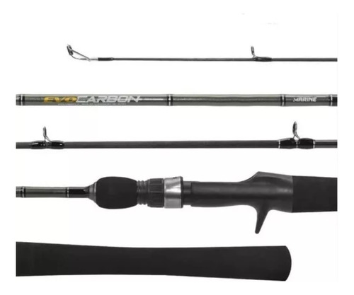 Vara Marine Sports Evocarbon 15-30lb 1,83m Carretilha