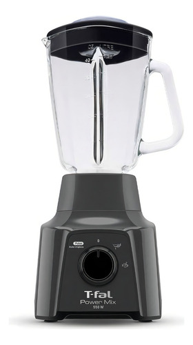 Licuadora T-fal Power Mix Ln283bmx 1.25 L Con Vaso De Vidrio Gris