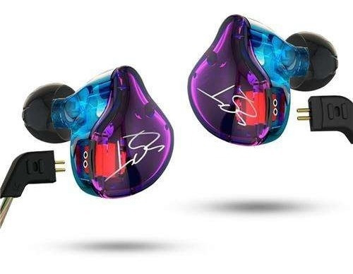 Imagen 1 de 4 de Auriculares In Ear Kz Zst Pro 2 Vias Monitor Sin Micrófono 
