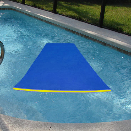 Li Alfombrilla Flotante De Agua, Alfombrilla Azul Amarillo