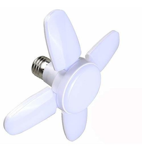 Focos Led - E27 28w Mini Foldable Fan Blade Led Bulb Lamp An