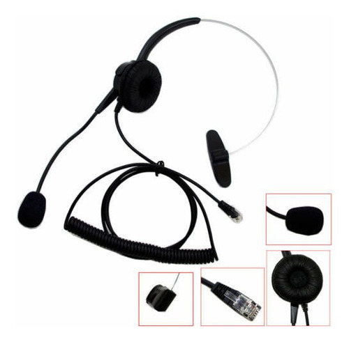 T400 Headset Headphone For Avaya / Lucent 2410 2420 5410 Sle