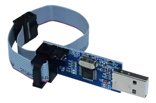 3 Adaptador Usbasp Programador Usb Con Cable Para Atmega128