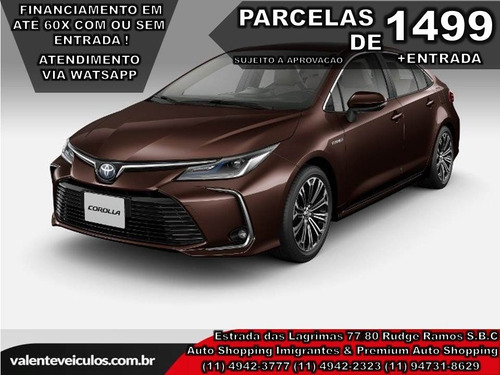 Toyota Corolla 1.8 Altis Hybrid 2021 *todas As Cores*
