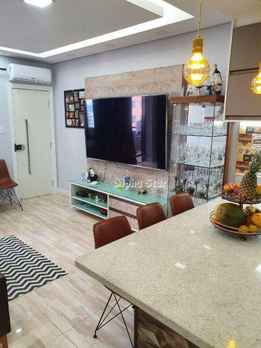 Imagem 16 de 18 de Flat Com 1 Dormitório À Venda, 56 M² Por R$ 530.000,00 - Edifício Le Bouganville - Barueri/sp - Fl0020