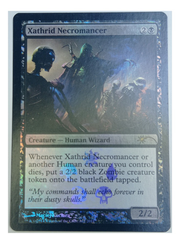 Carta Magic Xathrid Necromancer (foil) [promo] Mtg Wizard