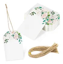 Comprar Sallyfashion 40 Etiquetas De Regalo En Blanco, Etiquetas De 