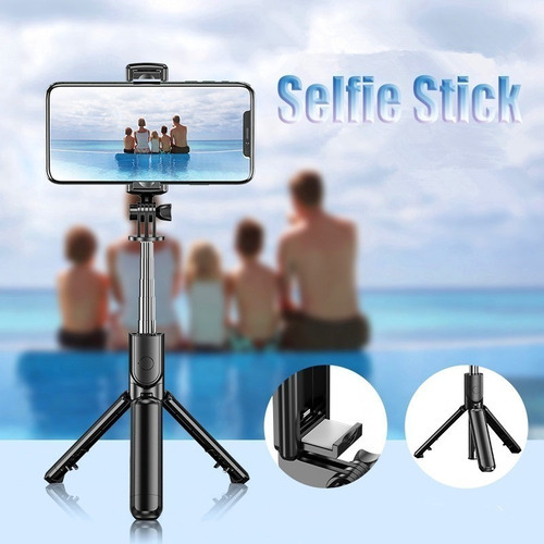 Bastão Pau De Selfie Controle Tripé Gopro Celular 70cm Mesa