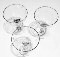 Comprar Antiguas Copas De Cristal Tallado Para Sidra O Champagne 