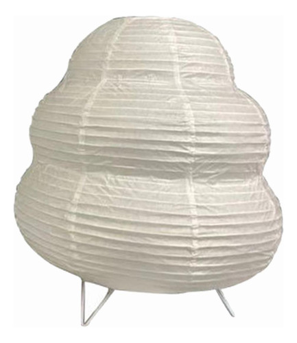 Lámpara De Mesa De Linterna De Papel Junto A La Cama,