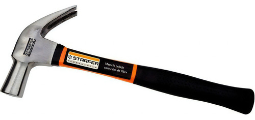 Martelo Unha Com Cabo De Fibra 13 Oz 25mm Starfer