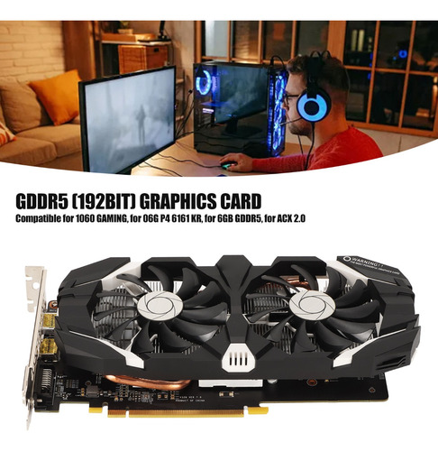 Tarjeta Gráfica De Computadora Gddr5 Gtx 1060 3gb Con Ventil