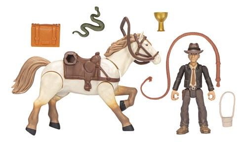 Indiana Jones Worlds Of Adventure With Horse - Juego De Figu