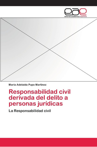 Libro: Responsabilidad Civil Derivada Del Delito A Personas