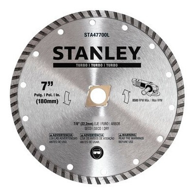 Disco Diamantado 7 Polegadas (108mm) Turbo Stanley Sta47700l