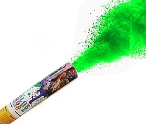 Pack 4 Lanza Polvo Humo De Colores Cumpleaños Año Nuevo 40cm