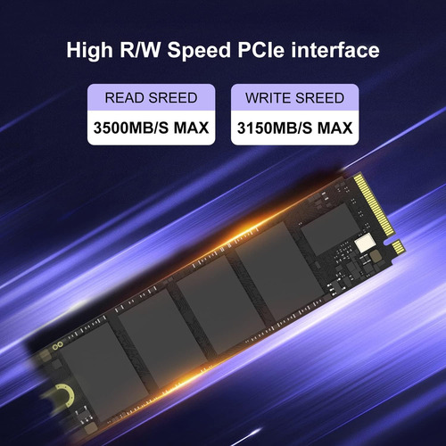 Ssd Nvme M.2 Hikvision E3000 1 Tb Gen 3 3500 Mb/s Nand 3d