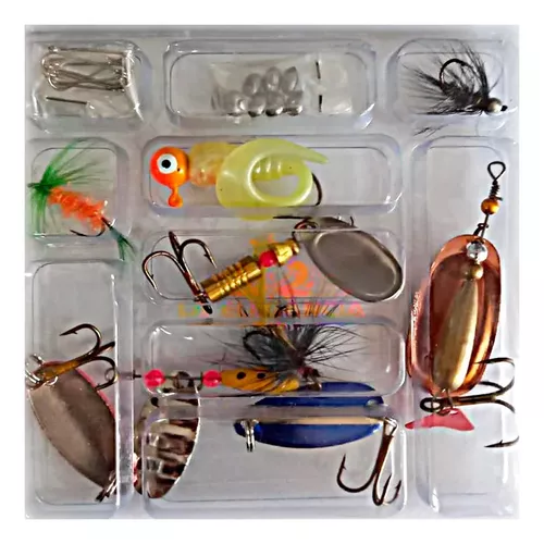 Kit de señuelos de pesca de río, lago y agua salada | 10 piezas regalos de  pesca para un pescador 
