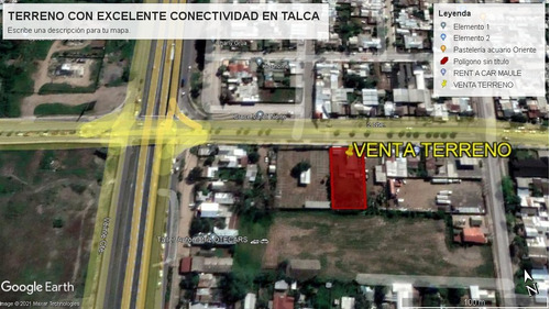 Terreno Con Excelente Conectividad En Talca 