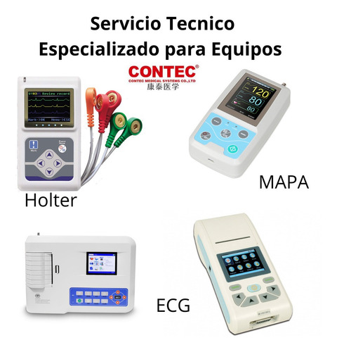 Imagen 1 de 3 de Holter Mapa Ecg Contec Servicio Tecnico
