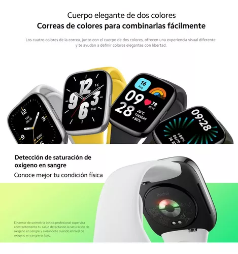 Xiaomi Redmi Watch 3 Active, Smartwatch / Llamadas Bluetooth Negro XIAOMI