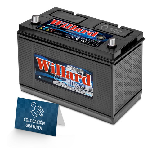 Bateria Williard Ub920 12x110 Colocacion A Domicilio Gratis!