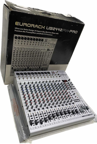 Mesa De Som Behringer Eurorack Ub2442fx-pro Novo Original