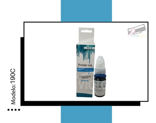 Kit 2 Tintas Compatible Con Gi 190c Cian G1100 G2100 190