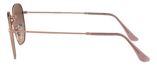 Lente De Sol Ray-ban Hexagonal 0rb3548n Unisex Hexagonal Rojo Pink Gradient Brown Copper Copper