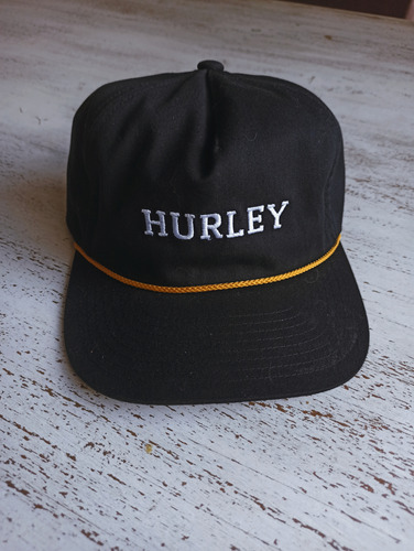 Gorra Hurley Importada Negra Negro L Lisa (Usado)