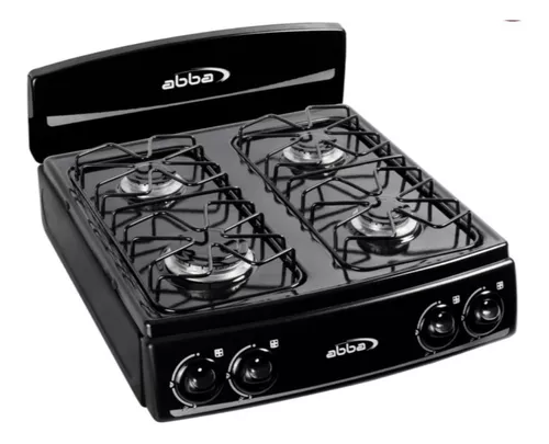 Estufa de Mesa Abba Gas Propano SG400-6-N-P Negro - Electrodomésticos Hogar  Innovar %