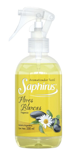 Aromatizador Textil Saphirus Fragancia Flores Blanc Pack 12u