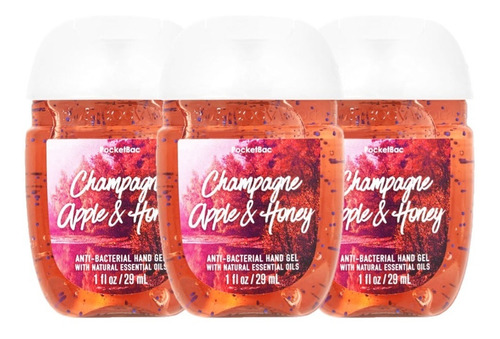 Imagen 1 de 3 de Gel Antibacterial Bath & Body Works Champagne Apple & Honey