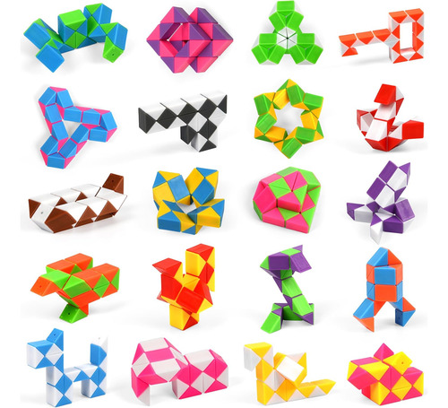 Juego De 70 Unidades Con Forma De Cubo De Serpiente Magic...