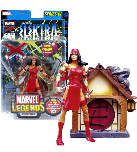 Marvel Legends Elektra Toy Biz, Figura De Colección.