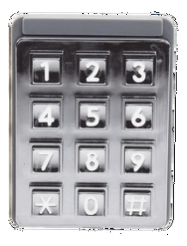 Refacción Teclado Para Portero Telefonico Doorking Serie