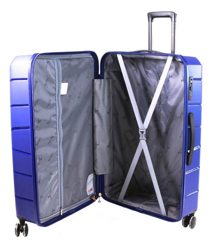 Maleta Jony Z-01 28 De Plástico Pp Color Azul