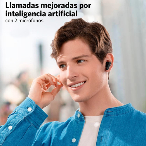 Auriculares Inalámbricos In Ear Bluetooth Soundcore R50i Color Negro