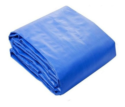 Lona Encerado 10x5 Azul - Reforçada, Impermeável 300 Micras 
