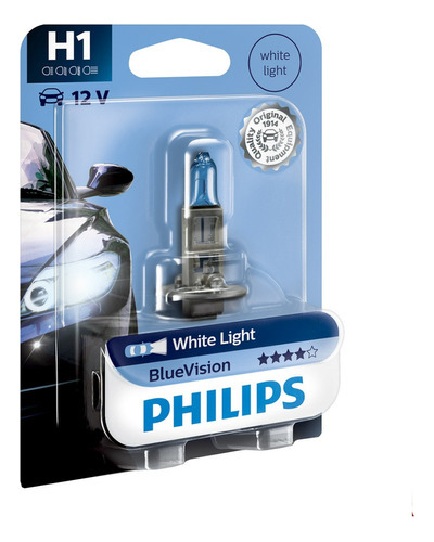 Ampolleta Blue Visión Philips  H1 De 12v Y 55w