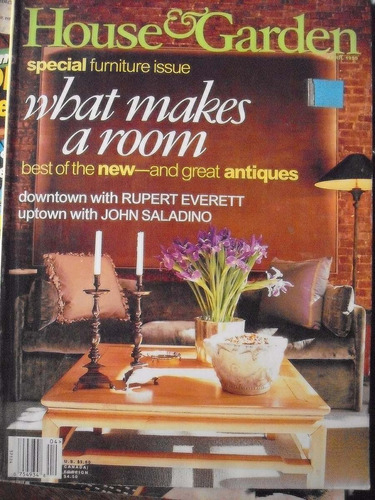 Revista House & Garden De Decoración N°4 Abril1999 En Ingles