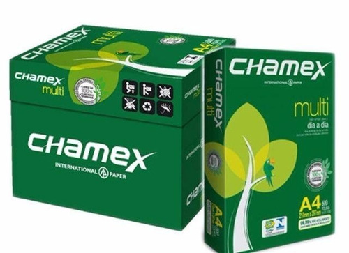 Papel Chamex A4 Sulfite Caixa Com 10 Pacotes