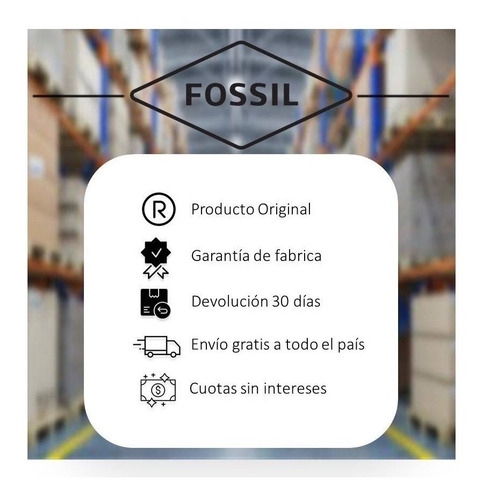 Pulsera Caballero Fossil Casual Jf02213040 Color Multicolor